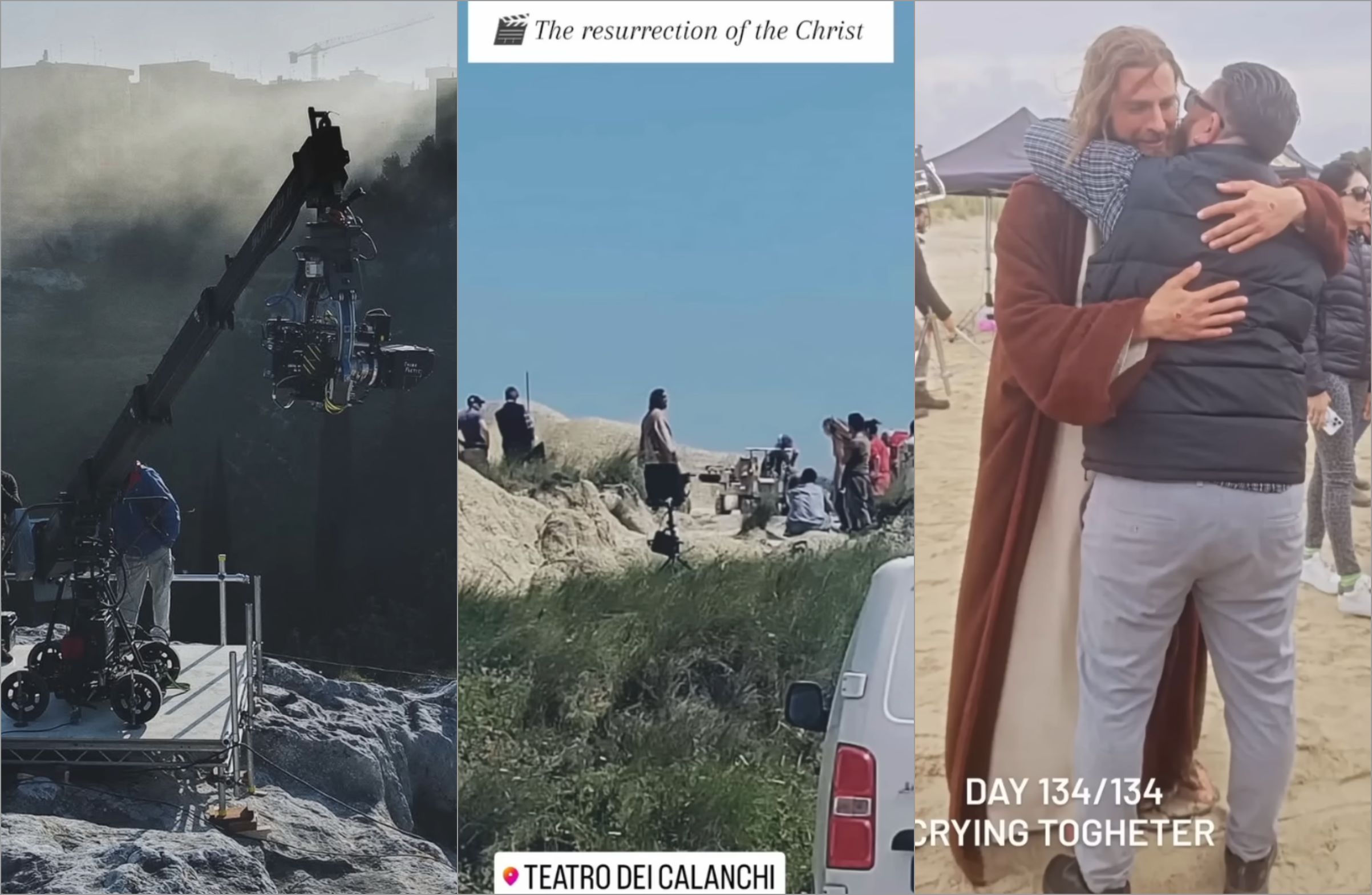 Mel Gibson conclui filmagens de ‘A Ressurreição de Cristo’; Veja bastidores
